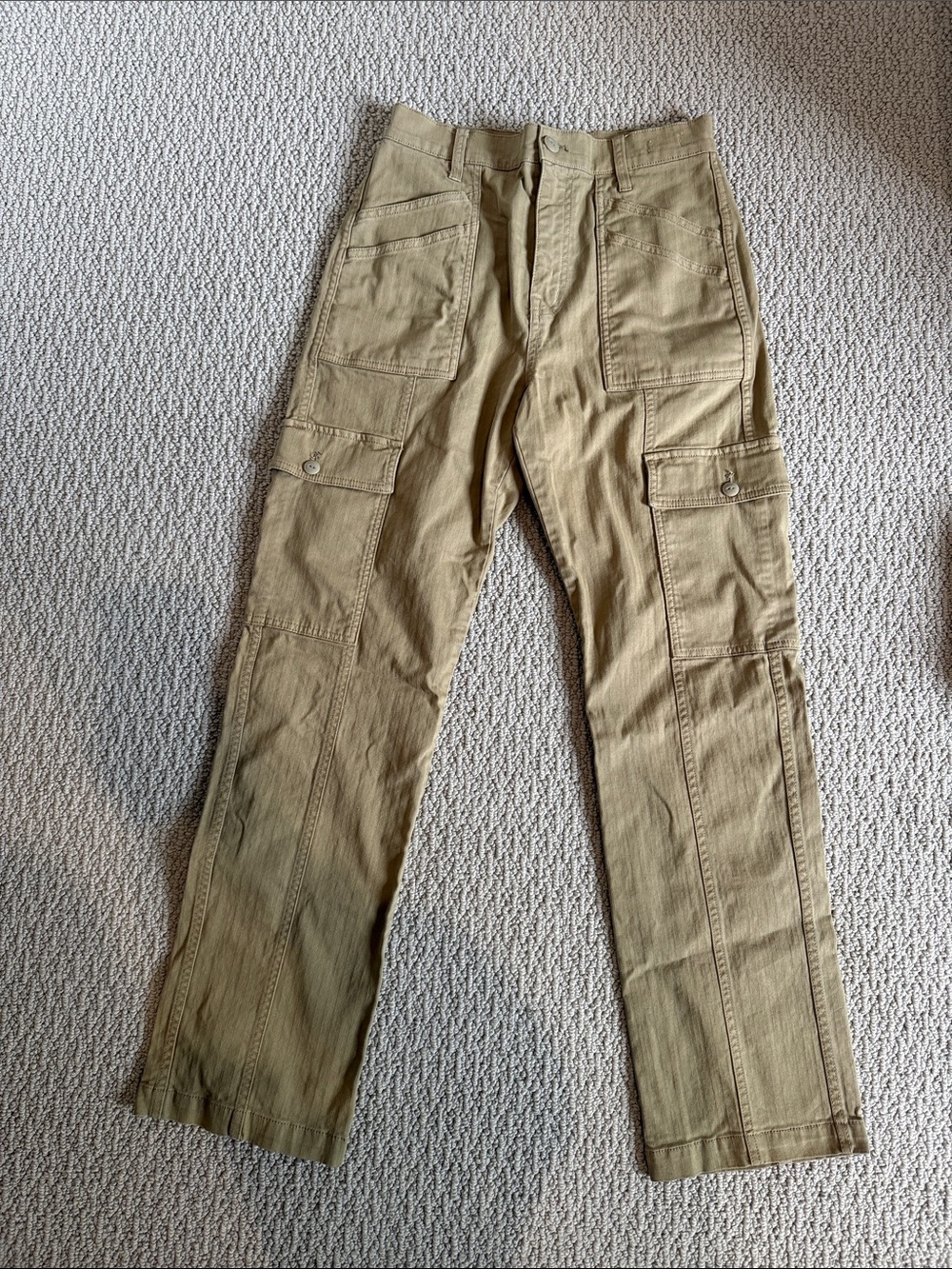 Madewell Cargo Pants in Olive-Tan